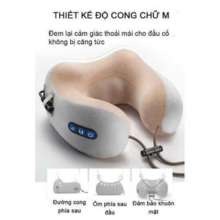 GỐI MASSAGE CỔ CHỮ U (T20)