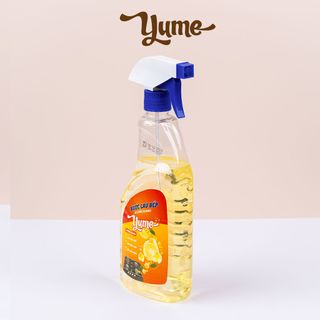 (Thùng 6 chai) - Nước Xịt Đa Năng Yume Kitchen Cleaner 580ml Hương Chanh- Khửi Mùi Và Làm Sạch Nhanh