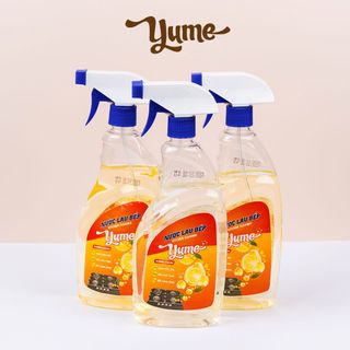 (Thùng 6 chai) - Nước Xịt Đa Năng Yume Kitchen Cleaner 580ml Hương Chanh- Khửi Mùi Và Làm Sạch Nhanh