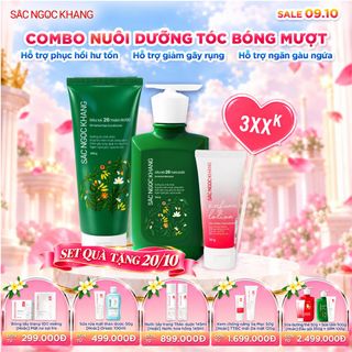 COMBO DẦU GỘI 26 THẢO DƯỢC [350G] + DẦU XẢ 26 THẢO DƯỢC [200G] TẶNG 1 TRONG 2