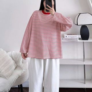 ÁO THUN SỌC TAY DÀI FORM UNISEX