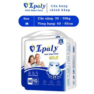 Sỉ 10 gói 100 miếng bỉm quần người già ipaly gold tại kho ninh bình đủ 3 size M-L-XL giá tốt
