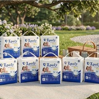 Sỉ 10 gói 100 miếng bỉm quần người già ipaly gold tại kho ninh bình đủ 3 size M-L-XL giá tốt