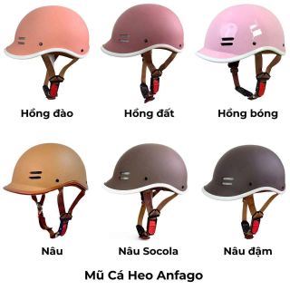Mũ bảo Hiểm Cá Heo Anfago (THÙNG 115C)
