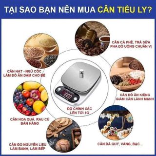 Cân tiểu ly , Cân Nhà Bếp, Cân Thực Phẩm🌳
 ( cân được 10kg)