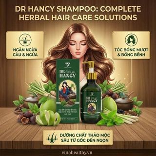 Dầu gội DR HANCY Nam Nữ 300ml giảm Gàu ngứa Rụng Có đủ hóa đơn giấy công bố