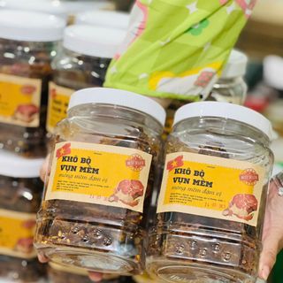 KHÔ BÒ VỤN 500G – DAI MỀM, MẶN NGỌT HÀI HÒA, CÀNG NHÂM NHI CÀNG THÍCH