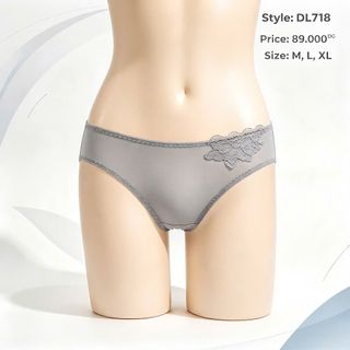 Quần Lót Nữ Phối Ren Điểm Nhấn Tinh Tế Mã DL718