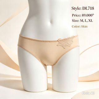 Quần Lót Nữ Phối Ren Điểm Nhấn Tinh Tế Mã DL718