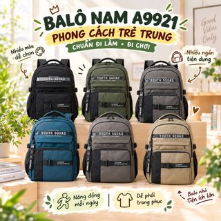 BALÔ NAM A9921 PHONG CÁCH TRẺ TRUNG – CHUẨN ĐI LÀM ĐI CHƠI - PIPI STORE