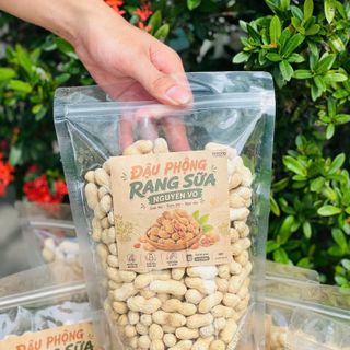 ĐẬU PHỘNG RANG SỮA NGUYÊN VỎ – HẠT CHẮC MẨY, VỊ SỮA THƠM BÉO, NHÂM NHI CỰC HỢP 500G
