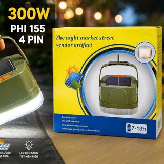 ĐÈN TÍCH ĐIỆN SIÊU SÁNG NLMT 300w (T30)