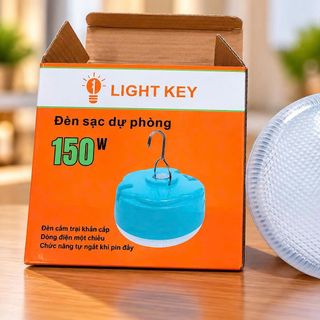 ĐÈN TÍCH ĐIỆN BÓNG DĨA 150w LIGHT KEY (PHI 145-T40)