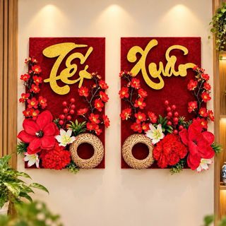 Cặp Liễng nhung treo tết