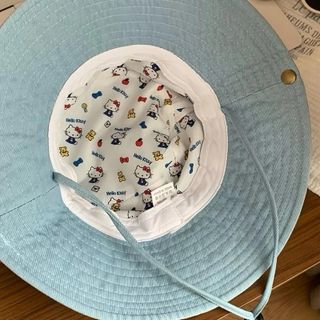 Bucket jean vành lớn cao bồi kitty xinh xắn