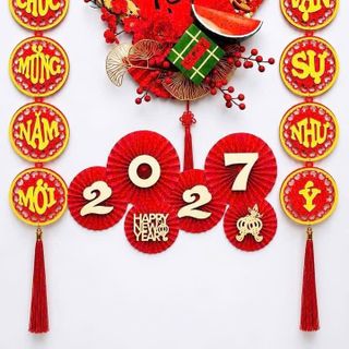 Set Mành trang trí tết 2027