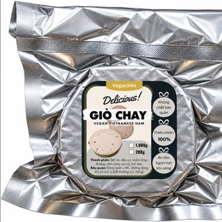 Giò thuần chay thiên nhiên 100% không ngũ vị tân