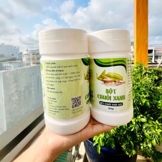 Bột Chuối Xanh Nguyên Chất Hộp 500g