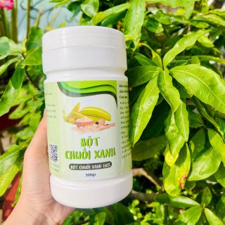 Bột Chuối Xanh Nguyên Chất Hộp 500g