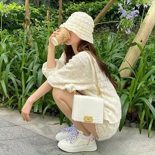 Mũ Bucket Nữ Vải Xốp Hình Ô Vuông Phong Cách Hàn Quốc Form Unisex phù hợp đi chơi, dạo phố, du lịch