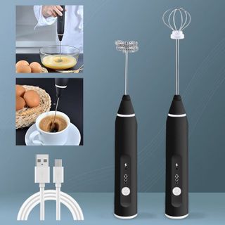 Máy Đánh Trứng, Cafe Tạo Bọt 2 Đầu 3 Cấp độ