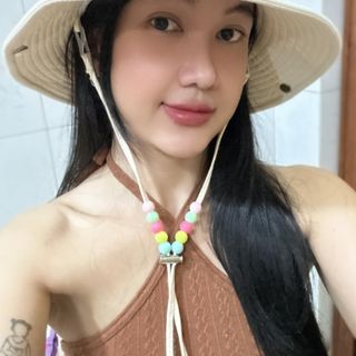 Mũ Bucket nữ CAO BỒI TRƠN (Dây Có Thể Tháo Rời) Chất Liệu Kaki Phong Cách Hàn Quốc Form Unisex phù hợp đi chơi, dạo phố, du lịch