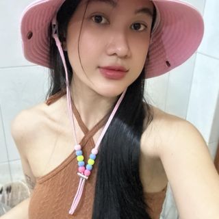 Mũ Bucket nữ CAO BỒI TRƠN (Dây Có Thể Tháo Rời) Chất Liệu Kaki Phong Cách Hàn Quốc Form Unisex phù hợp đi chơi, dạo phố, du lịch