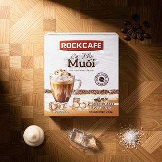 Sỉ Cà Phê Muối Rock Cafe Hộp Giấy - Thùng 24 Hộp (Hộp 10 gói x 20g)