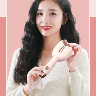 Máy uốn dập phồng tóc, dập xù chân tóc Hippie trục 32mm