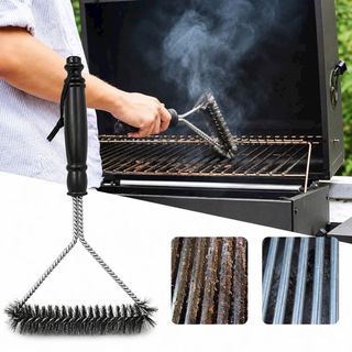 Cây cọ vệ sinh vỉ nướng bếp nướng BBQ, cọ bếp nướng, cọ bếp đa năng