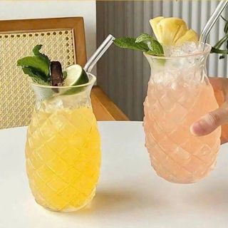 Bộ 6 Cốc Thủy Tinh Dứa, Kẻ Chéo 510ml ( THÙNG 8B)