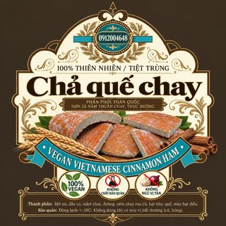 Chả quế chay - thuần chay không ngũ vị tân