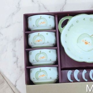 Bộ Bát Vịt 9 Chi Tiết SP (THÙNG 20B)