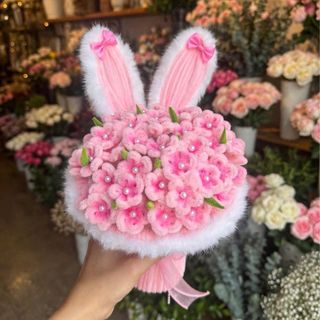 bó hoa kẽm size to - cao 30cm
