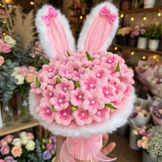 bó hoa kẽm size to - cao 30cm