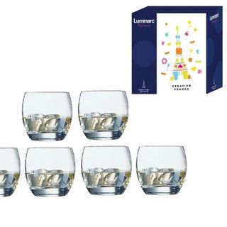 Bộ Bình 6 Cốc Thủy Tinh Trứng Luminac (THÙNG 6B)