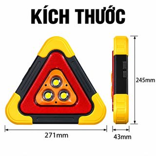 ĐÈN LED CẢNH BÁO NGUY HIỂM HÌNH TAM GIÁC
