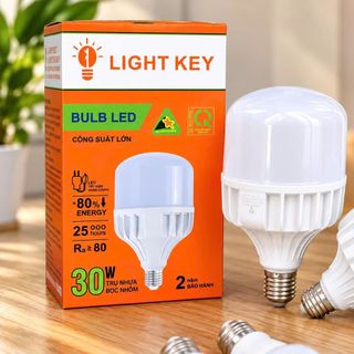 BÓNG ĐÈN LED TRỤ NHUÔM LIGHT KEY 30w (T50)