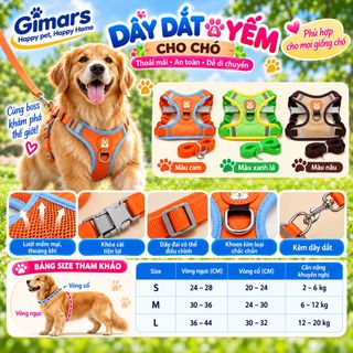 Dây dắt chó dạng yếm GIMARS