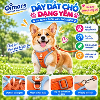 Dây dắt chó dạng yếm GIMARS