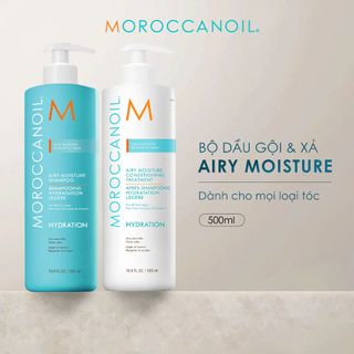 Dầu Gội Dưỡng Ẩm Moroccanoil Airy Moisture 500ml Bồng Bềnh | SÁPITAL
