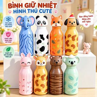 BGN Bình Giữ Nhiệt Hình Thú Cute (THÙNG 50C)
