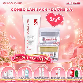 COMBO Kem Dưỡng Trắng Da - Mờ Nám Sạm Ngày & Đêm [Hộp 30g] KÈM QUÀ TẶNG