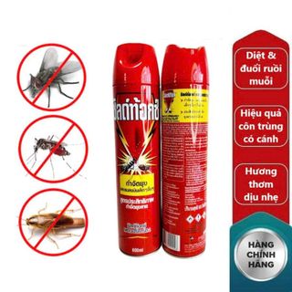 BÌNH XỊT MUỖI VÀ CÔN TRÙNG SHELTOX THÁI LAN 600ml (T12)