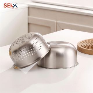 BỘ THỐ VÀ RỔ INOX SKM25L