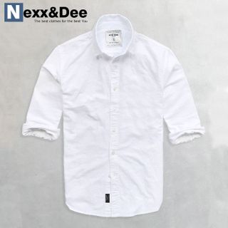 Áo sơ mi nam vải oxford tay dài không túi ND