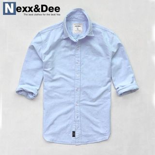 Áo sơ mi nam vải oxford tay dài không túi ND
