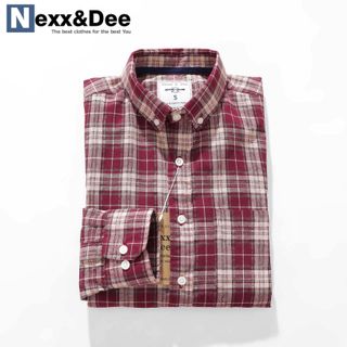 Áo sơ mi nam caro vải oxford tay dài ND