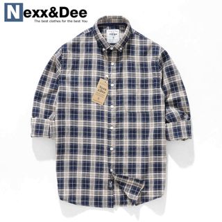 Áo sơ mi nam caro vải oxford tay dài ND