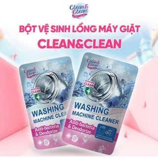 BỘT TẨY LỒNG MÁY GIẶT CLEAN & CLEAN Gói 300gr (T20)